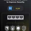 Cudy 8 Port Fast Ethernet 100Mbps PoE Switch 8 PoE+ Ports @120W, Plug & Play Sturdy Metal w/Shielded Ports Extend Mode Priority Mode FS1010PG