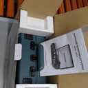 Vinyl Record Player 3 Speed Bluetooth Portable Suitcase Belt-Driven Record Player with 2 Built-in Stereo Speakers Vinyl Vintage Turntable Records Player with RCA Line Out, AUX Out (Smoke Blue)