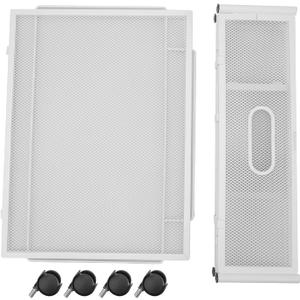 Eujgoov Under Bed Storage Organizer Under Bed Storage Organizer, Containers with Wheels Containers with Wheels Clothes (White)