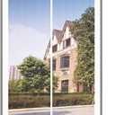 Yotache Adjustable Magnetic Screen Door Fit Doors Size Width 29"-33" Height 79"-81", Reinforced Polyester Mesh with Full Frame Hook&Loop Strip, White