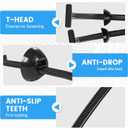 Cable Tie Buckle 1200 PCS (1200 Straps +1200 Buckles)- Nylon Universal Zip Lock pro Cable Ties for Heavy Duty, Self-Locking Zip Ties Holder for Car Daily Repair