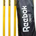 Reebok Cricket Stump Set with Bails, Heavy Base & Premium Carry Cover, Multicolors