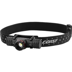 Coast XPH30R 1200 Lumen USB-C Rechargeable Dual Power Headlamp with Twist Focus Beam and Magnetic Base