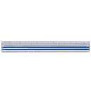 Westcott ‎40711 Clear Data Processing Magnifying Ruler, 15 in, Pack of 3