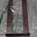 Now Playing Vinyl Record Stand, 50 LP Vinyl Record Storage with Non-slip Grooves, Wood Now Spinning Vinyl Record Holder for Albums Magazine Rack Magazine Organizer Record Display, Gift Package (Brown)