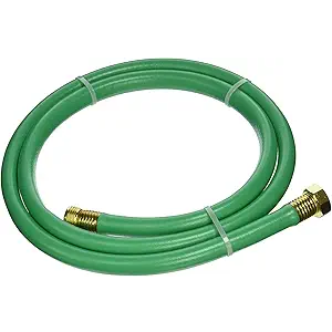 Swan Products LOLH5806FM Hose Reel Leader Hose with Male and Female Connections 6' x 5/8", Green