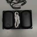 Pocket Size Hand Warmers Rechargeable 2 Pack, 6000mAh Electric Hand Warmers for 24H Safe Heat, 3 Settings Fast Heating Handwarmers Up to 131 for Christmas, Outdoor, Golf, Hunting, Camping Accessories