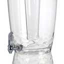 CreativeWare Pebbles 3 Gallon Beverage Dispenser (Clear)