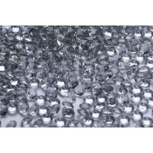 2000 pcs/Pack Wedding Table Scatter Confetti Crystals Acrylic Diamonds 8 mm Rhinestones for Wedding, Bridal Shower, Vase Beads Decorations (8mm, Light Gray)