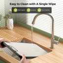 Titanium Cutting Board Double Sided Food Grade, Pure Titanium/PP for Kitchen, Cutting Board Easy to Clean[15.5*10.5+12*8.5]