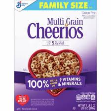 General Mills Multi Grain Cheerios Family Size Cereal 18oz