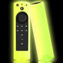 Covers for Alexa Voice Remote for Fire TV Stick 4K, Fire TV Stick, Fire TV Shockproof Protective Silicone Case - Glow in The Dark (Glow Yellow Green)