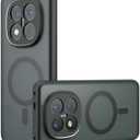 Compatible with REDMI Note 15 Pro 5G Case Cover,Compatible with MagSafe,Compatible with Xiaomi Redmi Note 15 Pro 5G Built-in Magnetic Anti-Shock Cell Phone Case Black