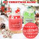 2 x Christmas Stocking Stuffers for Kids - 4 Pre-Filled Slime Balls - Christmas Slime Kit, DIY Xmas Gifts Party Favors & Classroom Rewards Non-Toxic Sensory Toys for Teens Girls Boys 4-12