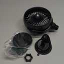 Portable Car Fan with Strong Suction and 4 Speeds,USB Dashboard Cooling Air Wall Fan for Sedan SUV RV Auto Vehicles Home, Window, Windshield, Bathroom, 4.92ft Cord, 5V, Quiet, Bonus Aroma Function