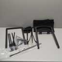 6 Pcs Fireplace Tools Set with Log Carrier, HXJLJY 34" Fireplace Accessories Sturdy Fire Tool Set Holder with Fire Poker Brush Shovel Tong Stand for Indoor Fireplace Outdoor Fire Pit Wood Stove, Arch