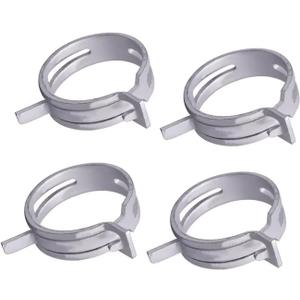 4PCS Upper & Lower Radiator Hose Clamps Kit for Honda Accord Civic CRV Fit Odyssey Replace 19511-PH7-003 19511PH7003