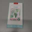 GiiKa for iPhone 14 Plus Case with Screen Protector, 6.7" Clear Full Body Shockproof Protective Floral Girls Women Hard Case with TPU Bumper Cover Phone Case for iPhone 14 Plus, Green Cactus