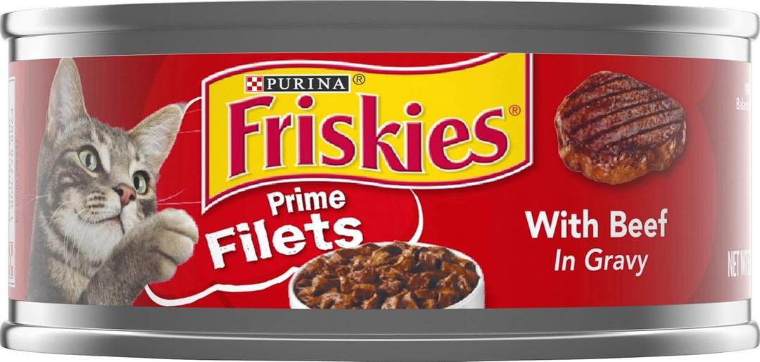 Friskies Prime Filets With Beef In Gravy, 5.5 Oz (EXP 04/30/28)