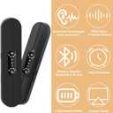Under Pillow Speakers for Sleeping Bluetooth, Bone Conduction Technology, 3D White Noise Generator, Volume Control & Sleep Timer, Side Sleeper Friendly