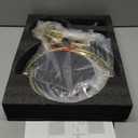 GURUN 10x Magnifying Mirror with Light Wall Mounted Makeup Mirror Dimmable 3 Color LED Beauty Mirror Touch Screen Brass Rechargeable Cosmetic Mirror with Extension Arm-Polished Gold (15.7"L x 11.8"W)