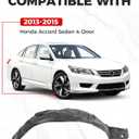 HECASA Front Fender Liner Compatible with 2013-2015 Honda Accord Sedan