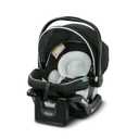 Graco SnugRide Lite LX - Asiento infantil para automvil, orientado hacia atrs, ligero, base ajustable, fcil de instalar, estudio