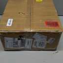 Wall Hung Bathroom Vessel Sink, QISHKA 12.5" X 11.5" Semi-Oval Floating Ceramic Wash Hand Basin White Wall Mount Vanity Sink for Small Bathroom and Small Cloakroom