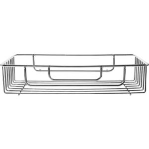 Shower Hanging Shelf Bathroom Wall Organizer for Toothbrushes Cups and Toiletries Easy No-Drill Mounted Storage Rack for Clean and Tidy Space (30X13X6CM, Silver)