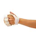 Rolyan  Palm Protector  Left Hand  Finger Separator Glove  Single Pack, Soft Padded Palm Guard for Hand Contractures and Finger Spasticity, Lightweight Hand Protector, Washable