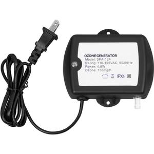 100mg/h Spa Ozone Generator, 50/60Hz Mini Cold Plunge Ozone Generator, SPA-124 Hot Tub Ozonator