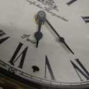 NIKKY HOME Antique Mantel Clock, Gold Retro Desk Clock Silent-Non-Ticking Battery Operated Decorative Desk Table Clock for Home, Office, Living Room, Bed Room (Bronze)