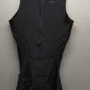 Santic Men's Triathlon Suit Sleeveless Skinsuit Padded Quick-Dry Swim Bike Run with Pockets, L