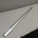 Gaahing Aluminum Floor Transition Threshold Strip, Bridge The Height Gap Between 0.2 to 0.5 inches for Doorway Ramp Tiles Laminate Planks (2Pcs x 35.4in x 1.7in, Matte Silver)