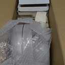 Festiva 350Pcs Gold Plastic Plates - White and Gold Dinnerware Set Disposable include 10" & 7" Plates,Cups,Silverware,Napkins -serve 50 Guests Perfect for Wedding& Easter&Birthday Party