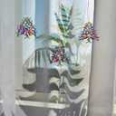 Hummingbird Christmas Ornament, 4 Pack 2D Acrylic Winter Decorations, Colorful Stacked Bird Holiday Home Decor (Large)