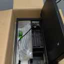 Fish Tank, 2.4 Gallon Fish Aquarium, Fish Tank Starter kit with Smart Humidifier, Temperature Display, 7-Color Lighting, 3 in 1 Quiet Pump with Filteration & Oxygenation & Circulation (Black)