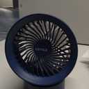 USB Desk Fan Small Quiet, Stepless Speed Flexible Adjust Mini Fans for Home Office Dorm Desktop, Portable Travel Fan Personal Cooling, Plug In USB Powered, Blue