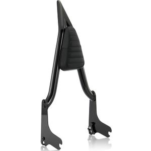 MoKitDora Touring Sissy Bar 1.5" Fat Passenger Backrest for 1997-2008 Harley Road Glide FLTR Road King FLHR Street Glide FLHX Electra Glide FLHT, Black