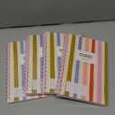 Sweetzer & Orange Academic Planner 2025-2026  Student Planner for August 2025 to July 2026  Weekly & Monthly Layout  Sturdy Cover & Stickers  Multicolor Stripes Design  5.5 x 8.5 (Striped)