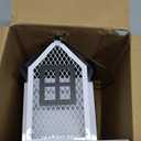 Kingsyard Bird Feeder House for Outside, Metal Mesh Wild Bird Feeder with Triple Feeders for Finch Cardinal Chickadee, Large Capacity, Weatherproof and Durable