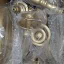 Gold Candelabra for Wedding Event Decor, 50'' Tall Floor Candle Holders, 2 Pcs Metal 5 Arm Centerpiece Decorations for 5 Candlesticks Party Wedding Aisle Home Decor