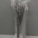 Hairui Lighted Tabletop Artificial Small Tree Snow Dusted 24 LED 18IN Battery Operated with Timer Indoor Use for Halloween Christmas Tree Decoration