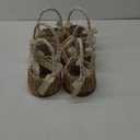 6 Pcs Wedding Flower Girl Basket Woven Storage Basket with Handle and Ribbon Wicker Rattan Flower Basket for Wedding Birthday Party Supplies Home Garden Decor