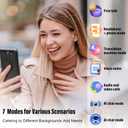 Ai Translation Earbuds Real Time,3-in-1 Buletooth 5.3 Translator Earbuds with 6 Translation Modes/164 Languages,No Subscription Required Translatior Headphones,40H Audifonos Traductores Inglés Español