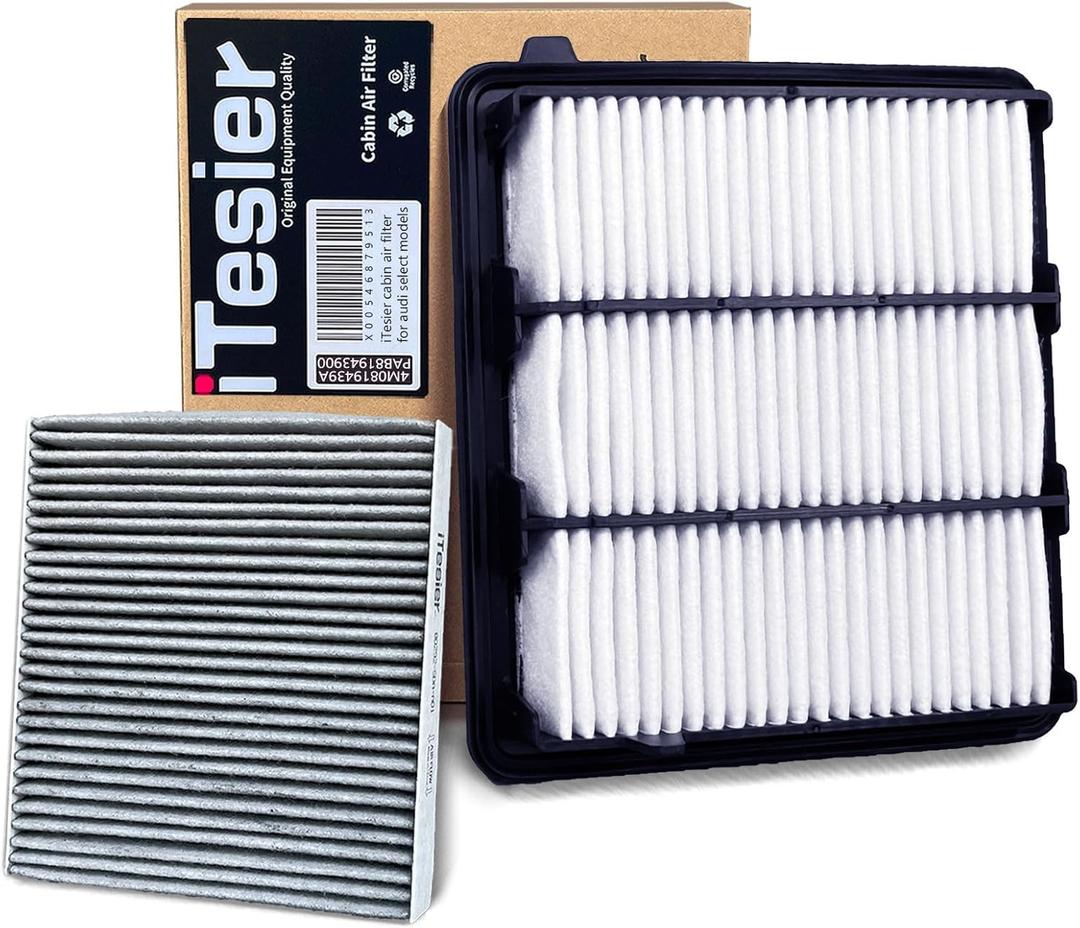 Engine & Cabin Air Filter Kit for CRV (2023-2025) 1.5L Gas, Civic (2022-2025) 1.5L Gas, (NOT for Hybrid /2.0L) Replaces 17220-64A-A00, 80292-TF0-G01