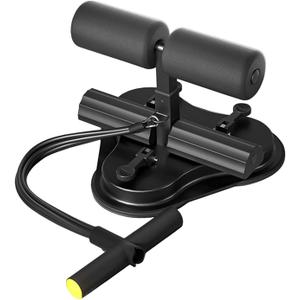 Colaxi Sit up Bar Portable Core Exercise Compact Ab Workout Situp Bar Assistance Equipment for Office Indoor Home Fitness Men Women (Black)