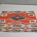 Britimes Throw Pillow Covers, Aztec Kilim Home Art Decor, 12 x 20 Inches Set of 2 Cushion Couch Sofa Cases, Abstract Oil Painting Pillowcases for Bedroom, Living Room, Geometric Tribal Decorative