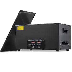 CREWORKS 22L Digital Ultrasonic Cleaning Machine with Degas and Gentle Mode, 480W Ultrasonic Cleaner Machine with Heater and Timer, 5.8 gal Ultrasound Cleaner for Retainer Watch Auto Tool Machine Part