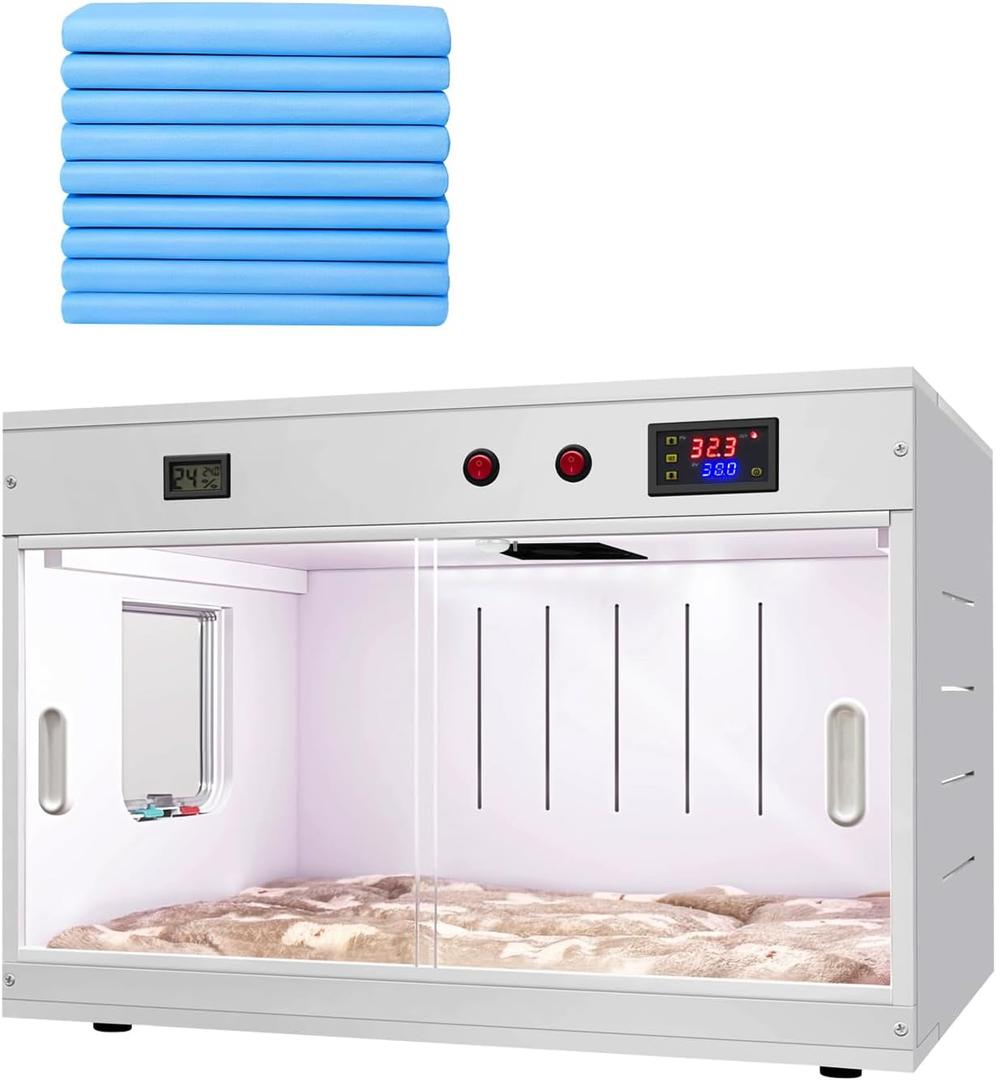 Large Puppy Incubator - Intelligent Constant Temperature Pet Brooder with Air-Warming Design, Suitable for Puppies, Kittens & Small Mammals